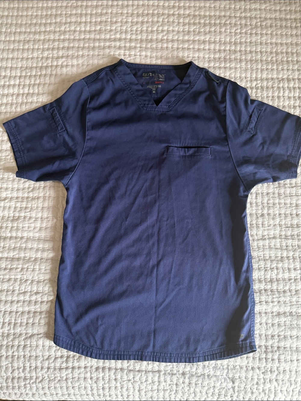 Men's BARCO Grace Anatomy Medical Scrub Top in Navy